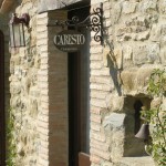 The reception of the agriturismo "Caresto"